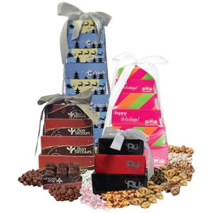 Build Your Own Custom Treat Towers - Three Tier to Nine Tier Gourmet Food Gifts Build Your Own Custom Treat Towers - Three Tier to Nine Tier Gourmet Food Gifts