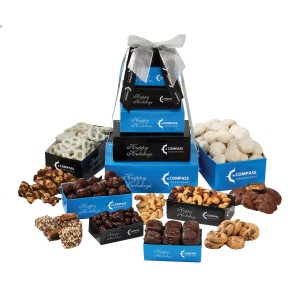 Six Tier Custom Logo Treat Tower
