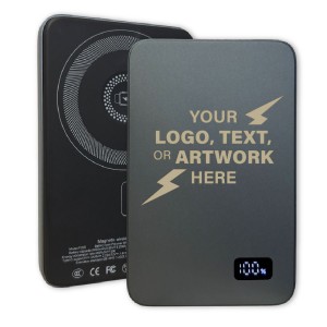 5,000 mAh Custom Ultra Slim MagVibe Magnetic Aluminum Wireless Charger 5,000 mAh Custom Ultra Slim MagVibe Magnetic Aluminum Wireless Charger