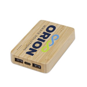 5,000 mAh Edie Green Bamboo Wireless Power Bank 5,000 mAh Edie Green Bamboo Wireless Power Bank